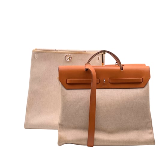 Louis Vuitton Vintage Stoffhandtasche Herbag - Image 3