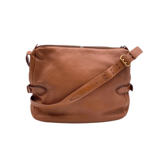 Gucci Vintage Schultertasche aus Leder mit GG-Logo - Image 1
