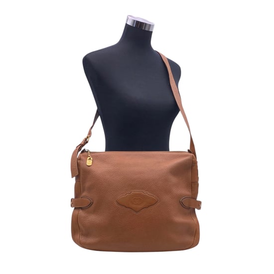 Gucci Vintage Schultertasche aus Leder mit GG-Logo - Image 2