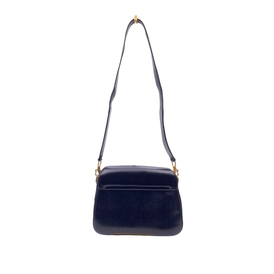Gucci Vintage Leder-Schultertasche Box - Image 3