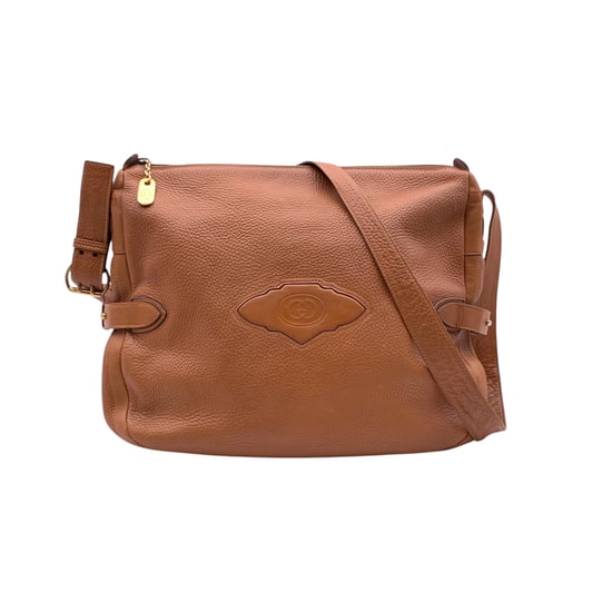 Gucci Vintage Schultertasche aus Leder mit GG-Logo - Image 3