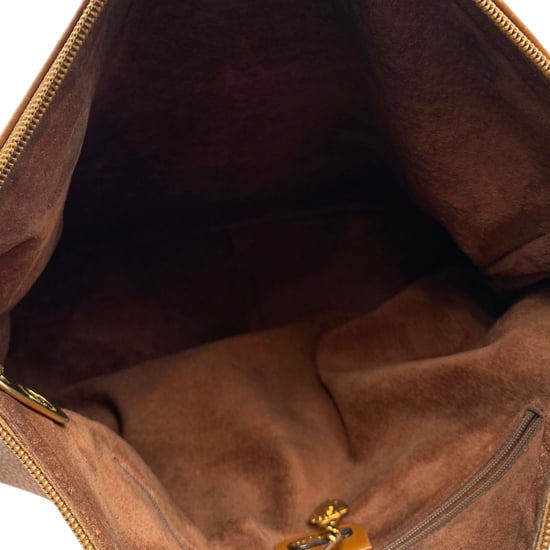 Gucci Vintage Schultertasche aus Leder mit GG-Logo - Image 5