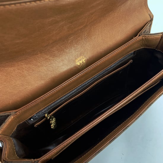 Gucci Vintage Schultertasche aus Stoff, Micro GG - Image 4