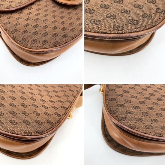 Gucci Vintage Schultertasche aus Stoff, Micro GG - Image 6