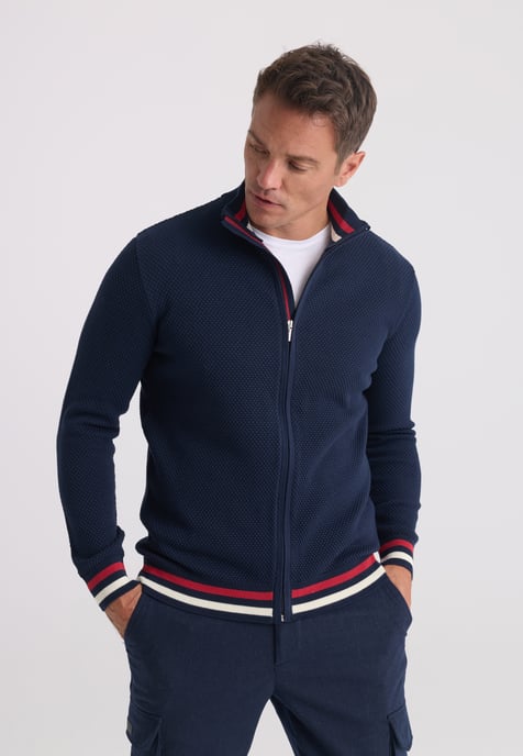 Strickjacke Strickjacke Mit Durchgehendem Reißverschluss - Image 1