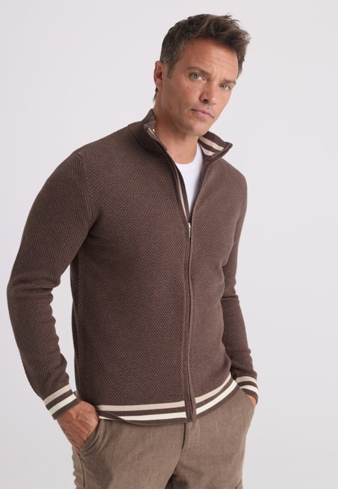 Strickjacke Strickjacke Mit Durchgehendem Reißverschluss - Image 2