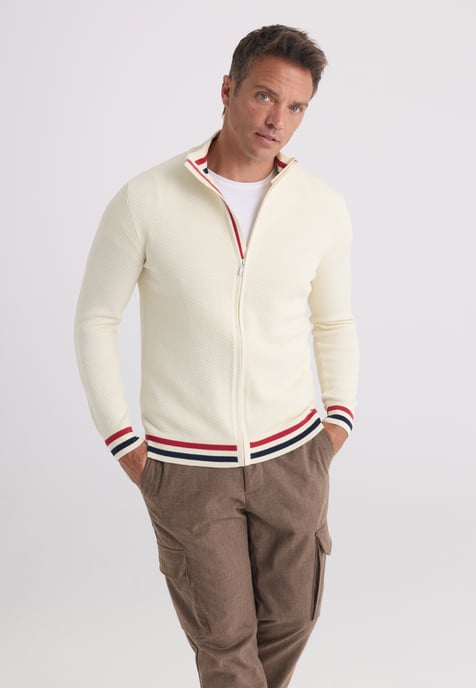 Strickjacke Strickjacke Mit Durchgehendem Reißverschluss - Image 2