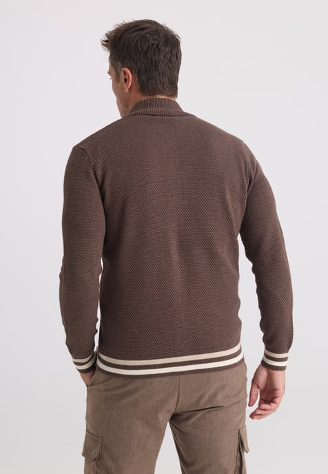Strickjacke Strickjacke Mit Durchgehendem Reißverschluss - Image 4
