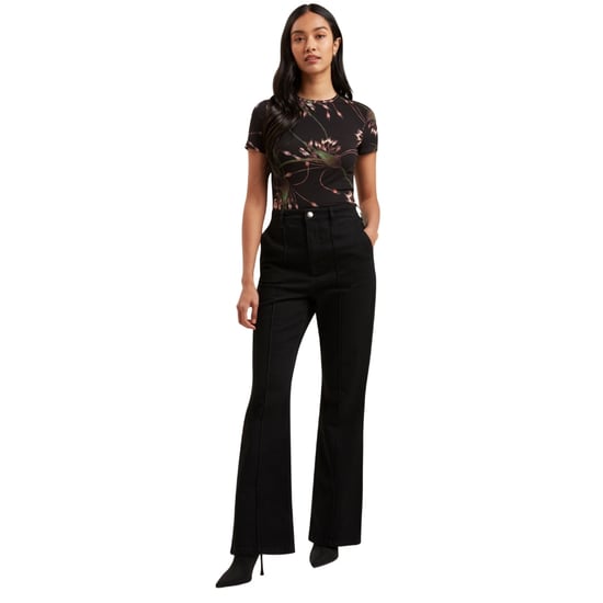 Ted Baker Lexiii Bedrucktes, Tailliertes Schwarzes T-shirt - Image 3