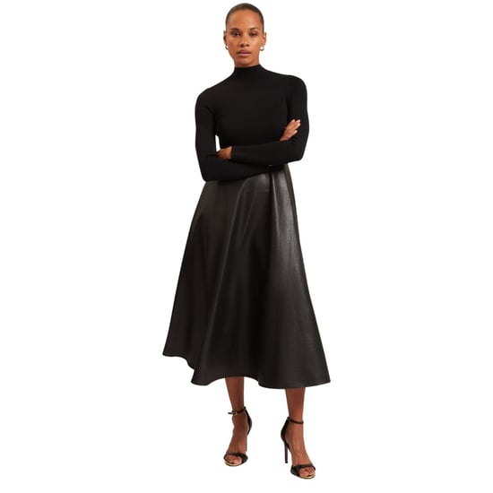 Ted Baker Midikleid Mit Kunstlederrock - Image 5