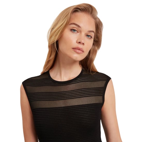 Ted Baker Saalli Strickkleid, Schwarz, Skaterkleid Mit Unsichtbarem Einsatz - Image 4