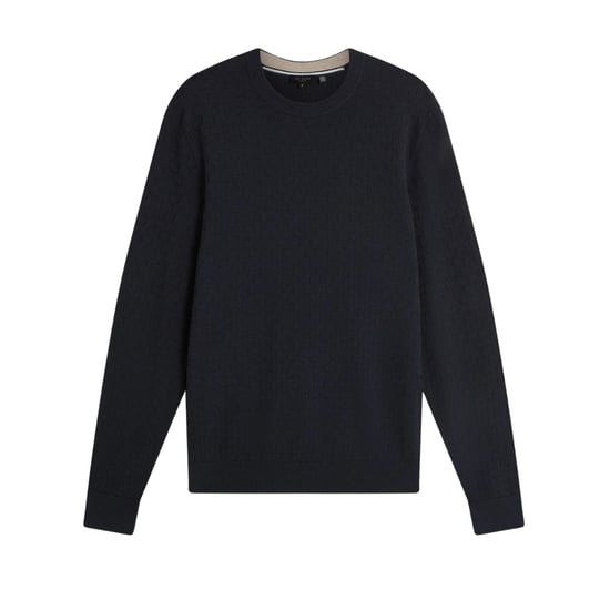 Ted Baker Sainsy T Stitch Navy Rundhalspullover - Image 1