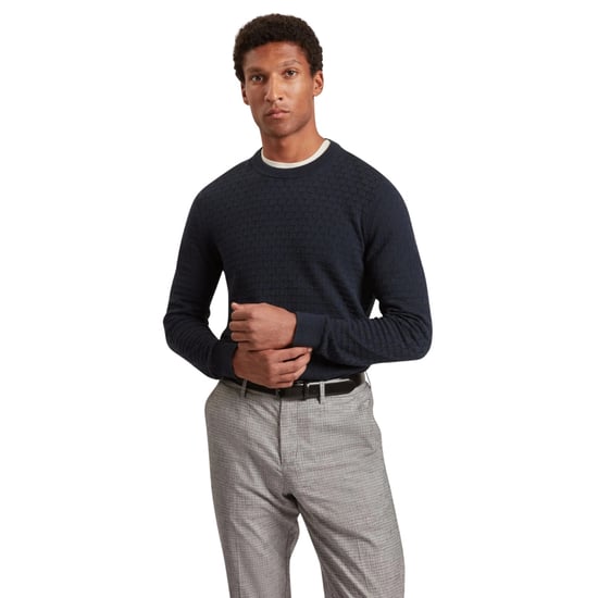 Ted Baker Sainsy T Stitch Navy Rundhalspullover - Image 2