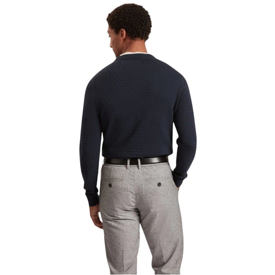 Ted Baker Sainsy T Stitch Navy Rundhalspullover - Image 3
