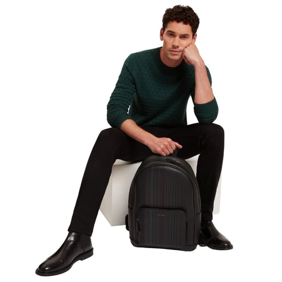 Ted Baker Sainsy T Stitch Pullover Mit Rundhalsausschnitt, Dunkelgrün - Image 6