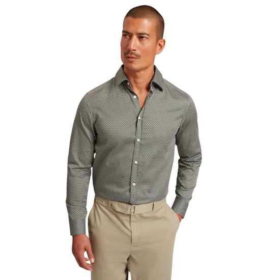 Ted Baker Jozef Mini Geo Print Khaki Hemd - Image 2