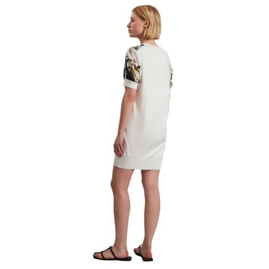 Ted Baker Roneea Kastenförmiges Kleid Mit Print Und Webmuster In Elfenbein - Image 3