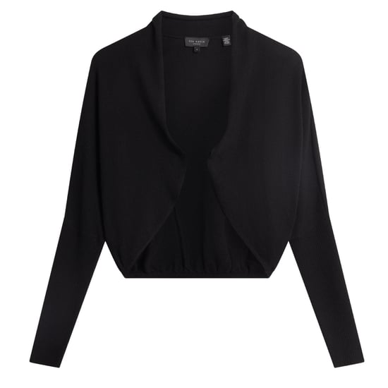 Ted Baker Gabrlaa Rundstrick-strickjacke, Kurz, Schwarz - Image 1