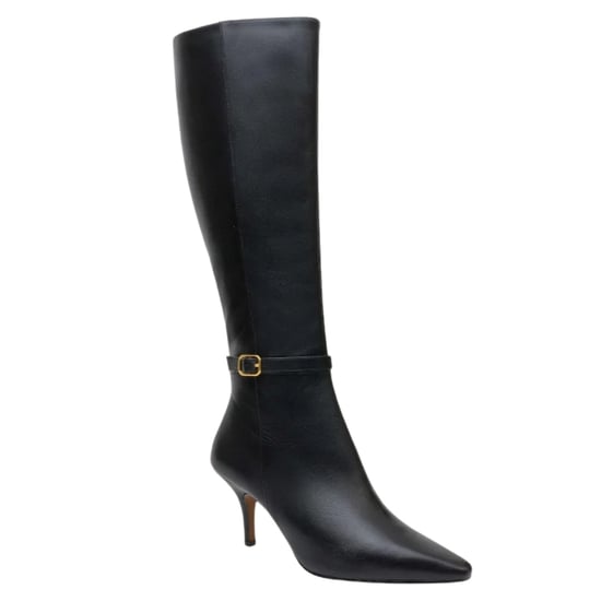 Ted Baker Piperr Kniehohe Lederstiefel Mit Absatz, Schwarz - Image 1