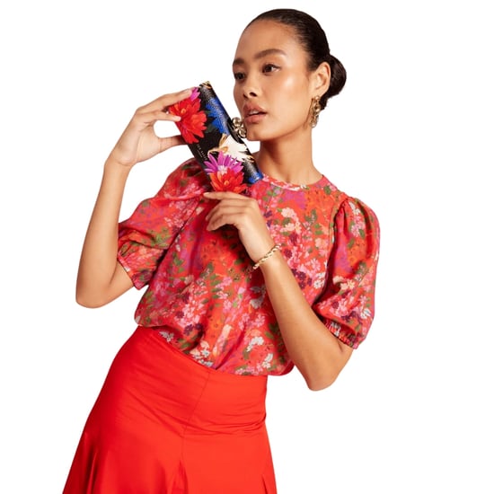 Ted Baker Amaliah Schwarze Bobble-handtasche Mit Rosenmuster - Image 6