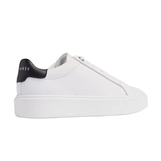 Ted Baker Lorieee Sneaker Aus Glattem Leder, Weiß - Image 3