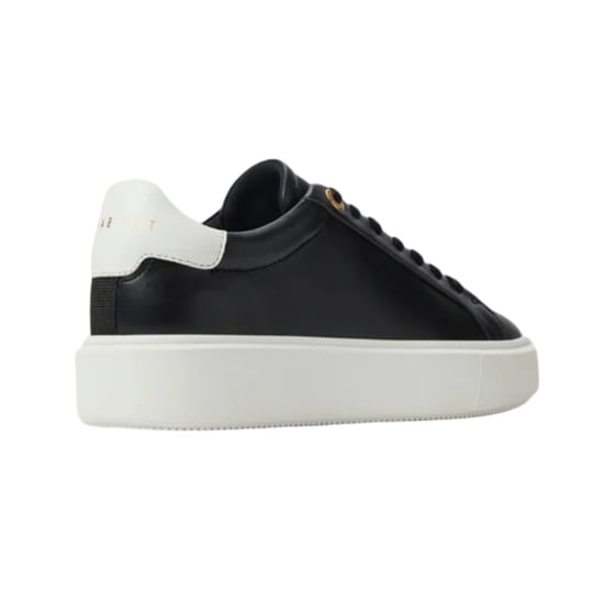 Ted Baker Lorieee Sneaker Aus Glattem, Schwarzem Leder - Image 3