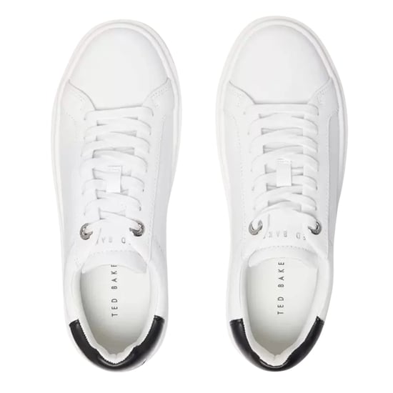 Ted Baker Lorieee Sneaker Aus Glattem Leder, Weiß - Image 5