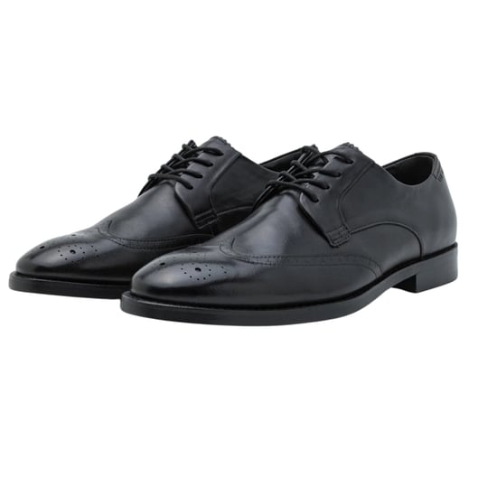 Ted Baker Hackney Wing Toe Brogue Details Schwarze Schuhe - Image 2