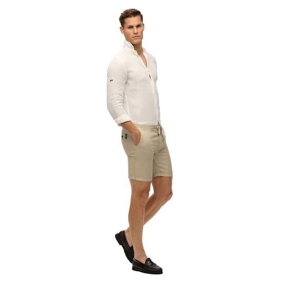 Superdry Merchant Linen Short Bermuda-Shorts - Image 6