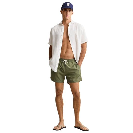 Badeshorts in Khaki - Image 4