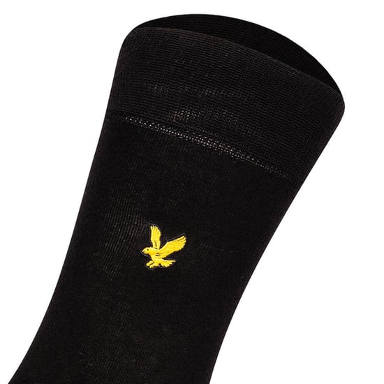 Lyle & Scott Core 5er-Pack Socken in Schwarz - Image 3