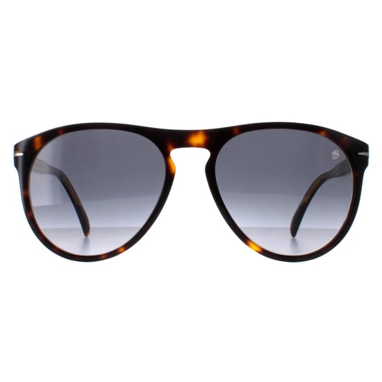 David Beckham Runde Herren Dunkel Schildpatt Grau Verlauf DB1008/S - Image 1