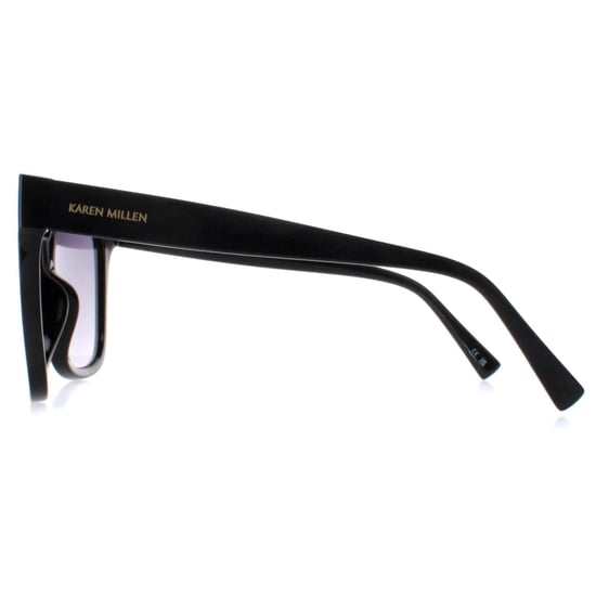 Karen Millen Quadratisch Damen Schwarz Dunkelgrau Verlauf KM5052 - Image 3