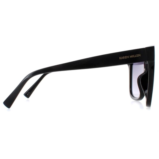 Karen Millen Quadratisch Damen Schwarz Dunkelgrau Verlauf KM5052 - Image 4