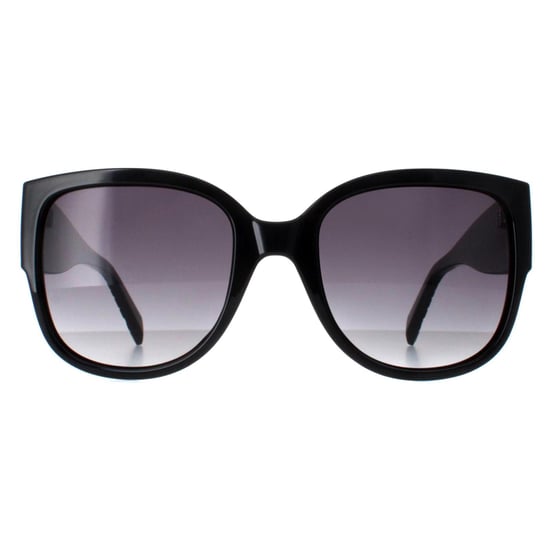Karen Millen Quadrat Damen Schwarz Dunkelgrau Verlauf KM5050 - Image 1