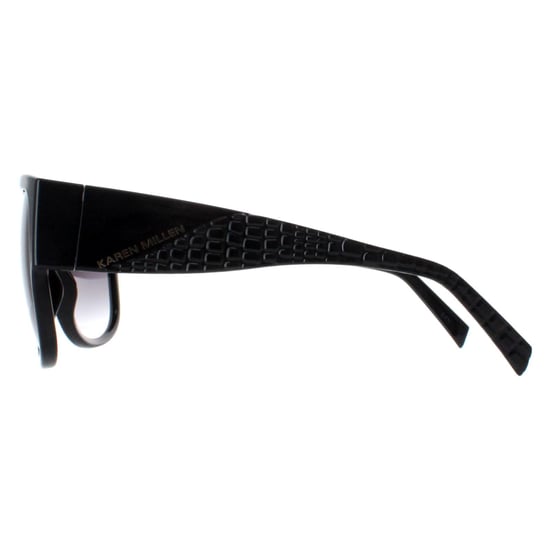 Karen Millen Quadrat Damen Schwarz Dunkelgrau Verlauf KM5050 - Image 3