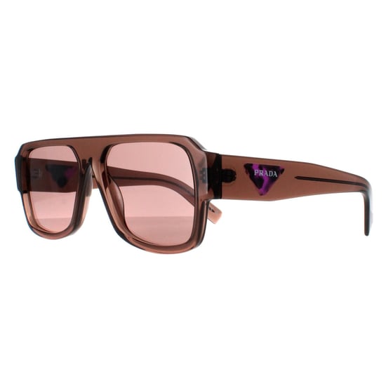 Prada Aviator Herren Transparent Braun Hellbraun PR22YS - Image 2