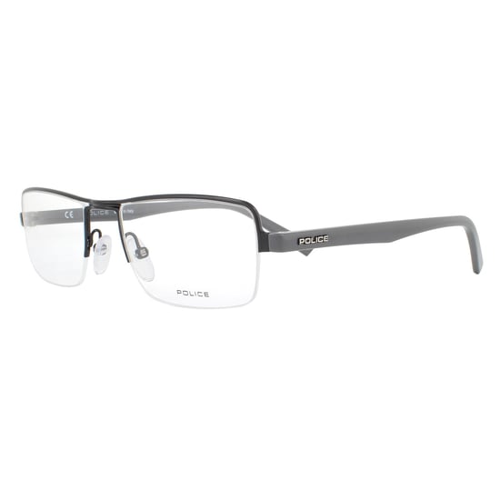 Police Halbrand Brille Shiny Schwarz für Herren - Image 2