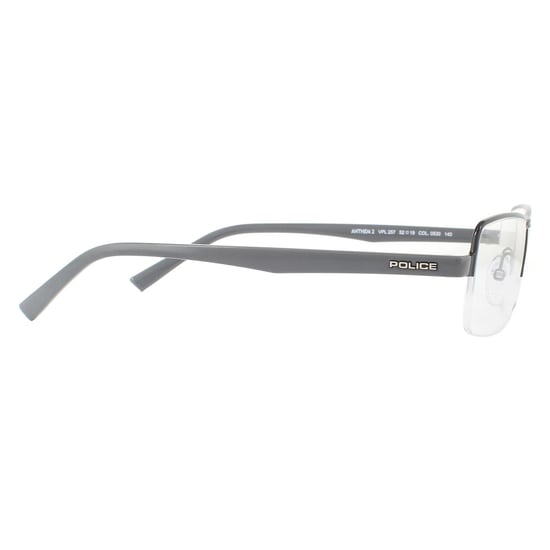 Police Halbrand Brille Shiny Schwarz für Herren - Image 4