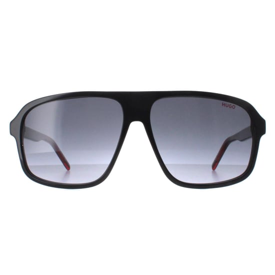 Hugo von Hugo Boss Aviator Herren Schwarz Dunkelgrau HG 1195/S - Image 1