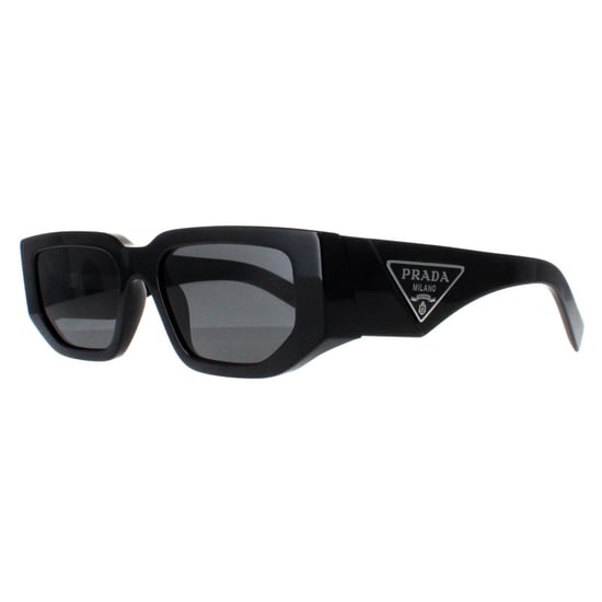 Prada Rechteck Unisex Schwarz Dunkelgrau PR09ZS - Image 2