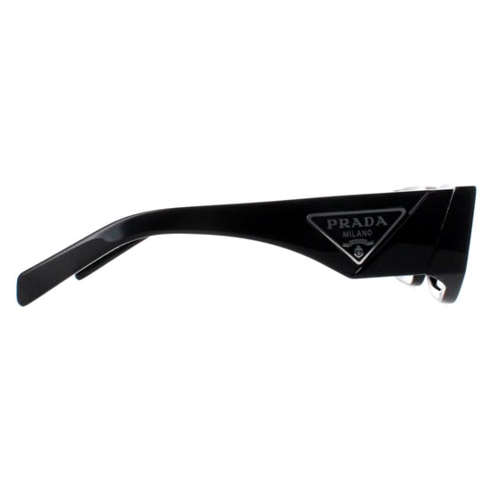 Prada Rechteck Unisex Schwarz Dunkelgrau PR09ZS - Image 4