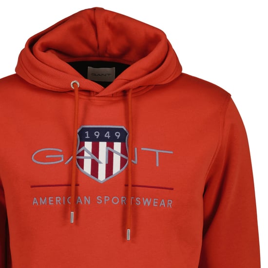 Gant Regular Archive Shield Hoodie Sweatshirt - Image 2