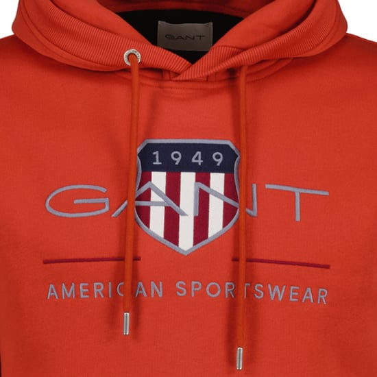 Gant Regular Archive Shield Hoodie Sweatshirt - Image 3