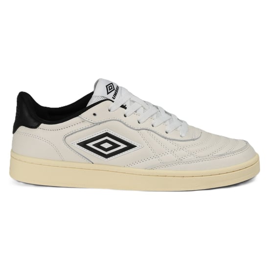 Umbro Clayton Leder Schuhe Weiß/Pastellgelb/Schwarz - Image 1