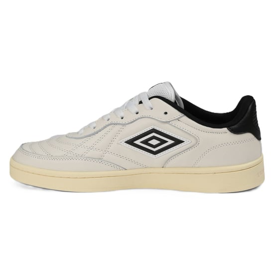 Umbro Clayton Leder Schuhe Weiß/Pastellgelb/Schwarz - Image 2
