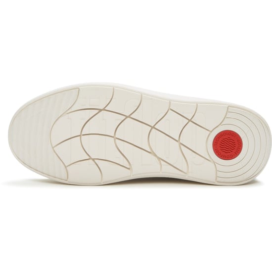 Fitflop RTG Schnürleder Damen Sneaker Hazy Taupe/Schwarz - Image 2