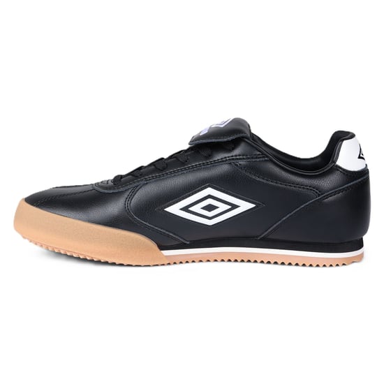 Umbro 5V5 Leder Schwarz/Antik Weiß Turnschuhe - Image 2
