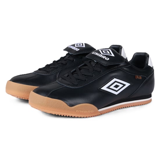 Umbro 5V5 Leder Schwarz/Antik Weiß Turnschuhe - Image 3