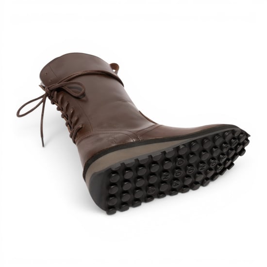 Fly London Women's Braune Lederstiefel bis zur Mitte der Wade – HEIG229 - Image 5